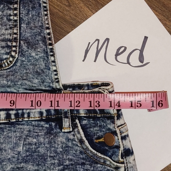 💞Fringed Mini Overalls - Picture 9 of 14